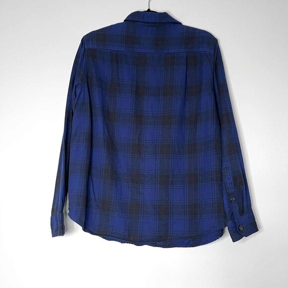 Tilley's Ladies Cotton Flannel Plaid Button Down Long Sleeves Size Medium - Picture 2 of 6